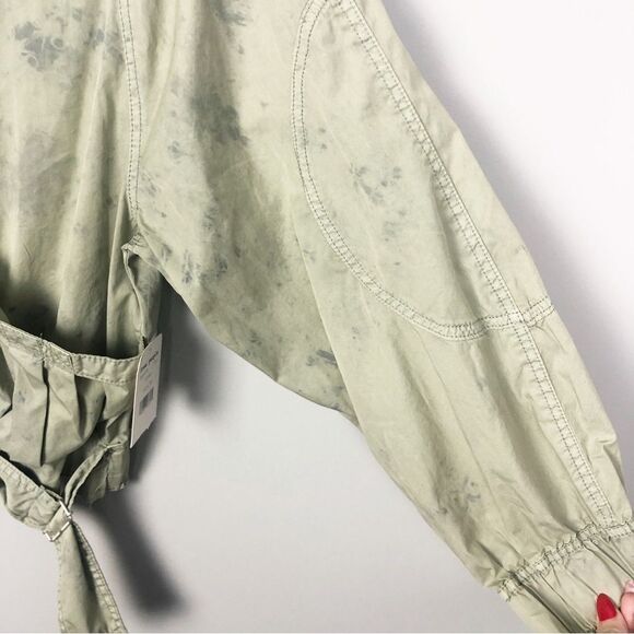 FREE PEOPLE | NEW Ripstop Parachute Utility Jacket Green Women’s Size X-Small - Picture 11 of 15
